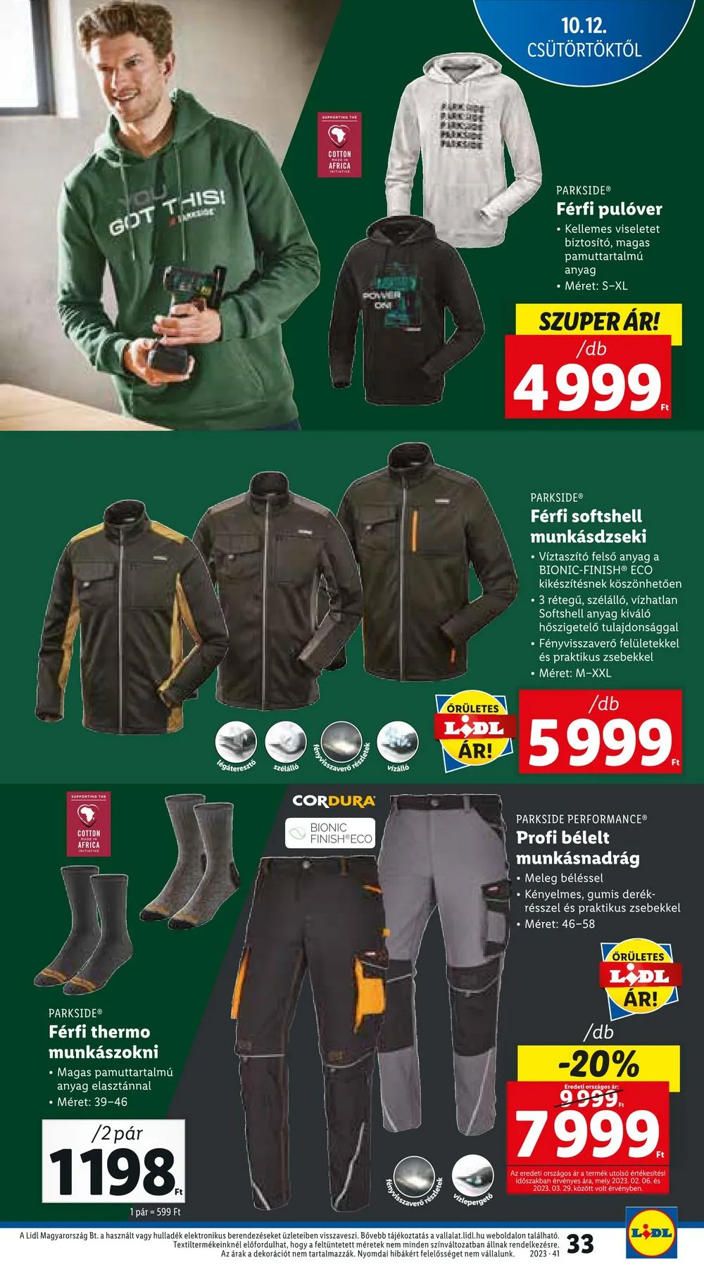 Lidl akciós újság 10.12–10.18 – 33. oldal