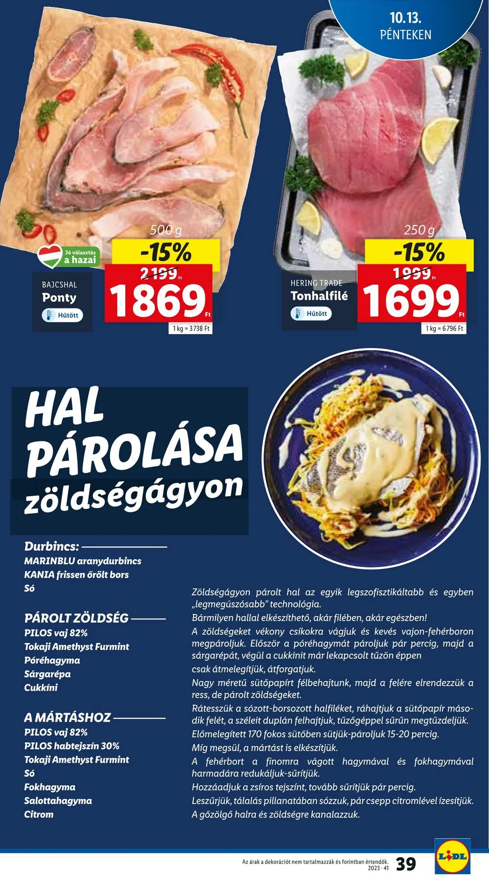 Lidl akciós újság 10.12–10.18 – 39. oldal