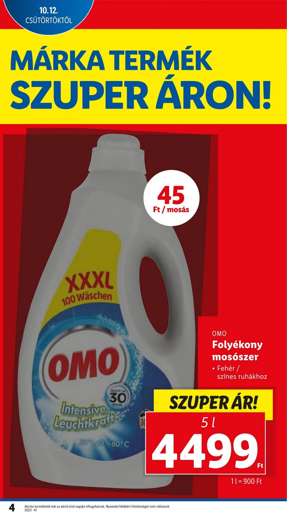 Lidl akciós újság 10.12–10.18 – 4. oldal