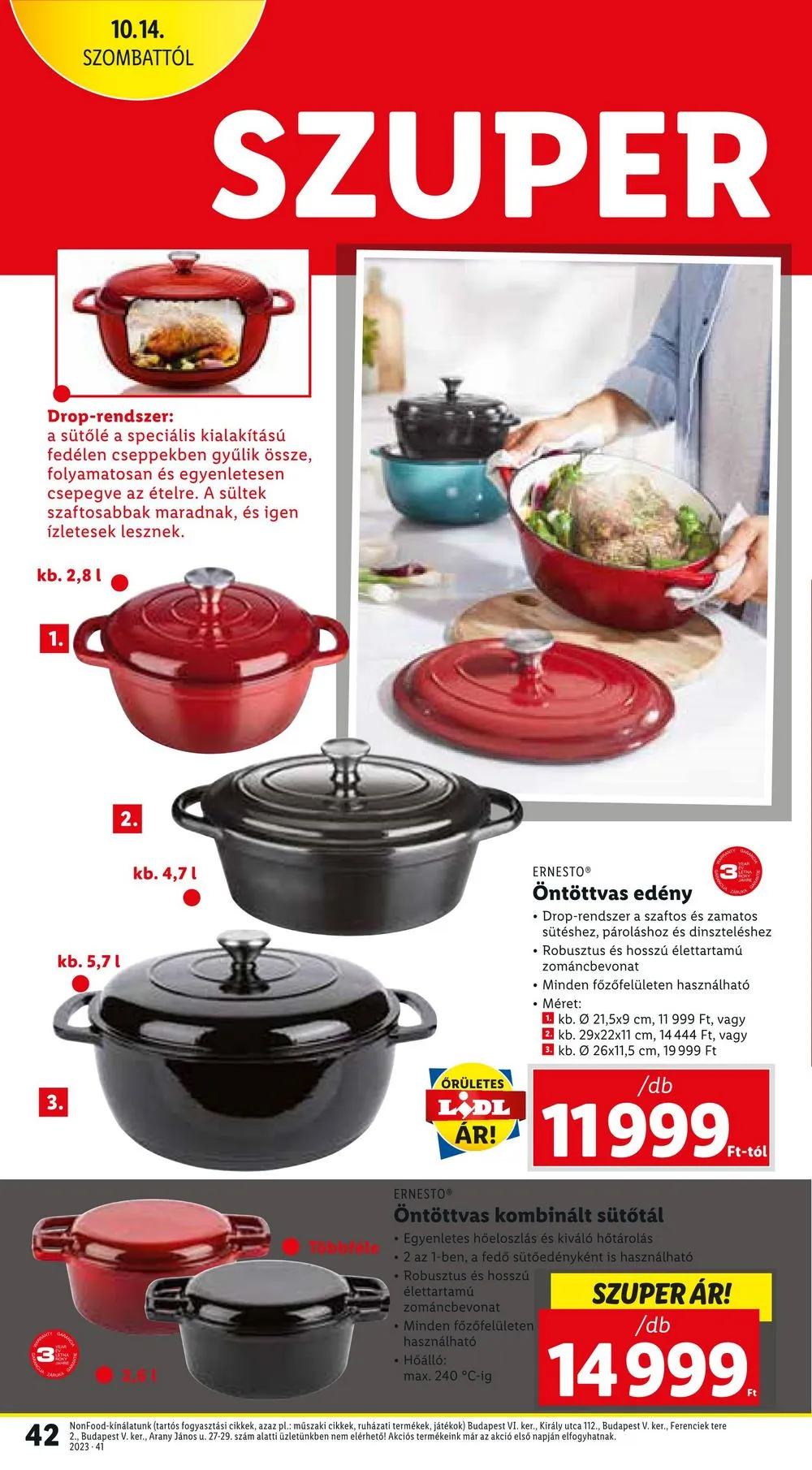 Lidl akciós újság 10.12–10.18 – 42. oldal