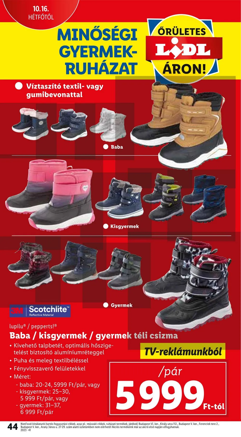Lidl akciós újság 10.12–10.18 – 44. oldal
