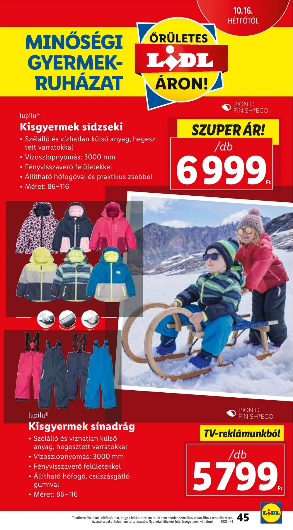 Lidl akciós újság 10.12–10.18 – 45. oldal