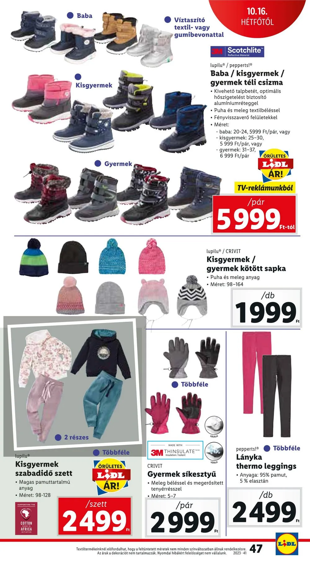 Lidl akciós újság 10.12–10.18 – 47. oldal