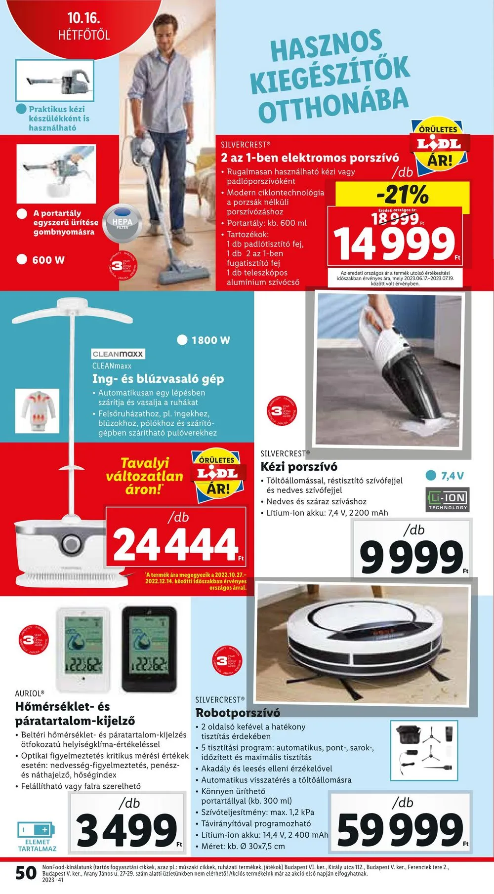 Lidl akciós újság 10.12–10.18 – 50. oldal