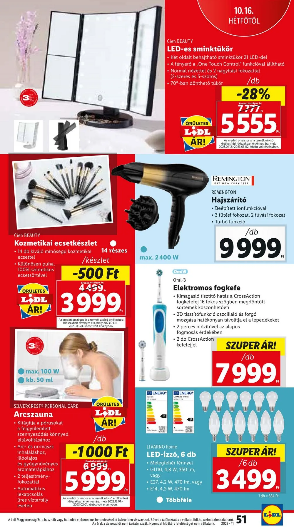 Lidl akciós újság 10.12–10.18 – 51. oldal