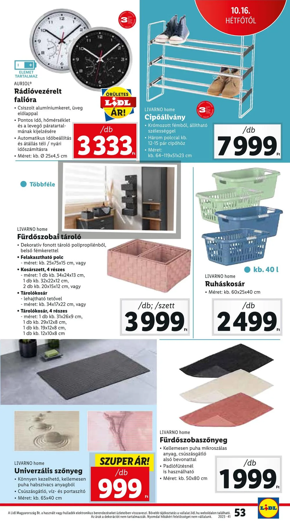 Lidl akciós újság 10.12–10.18 – 53. oldal