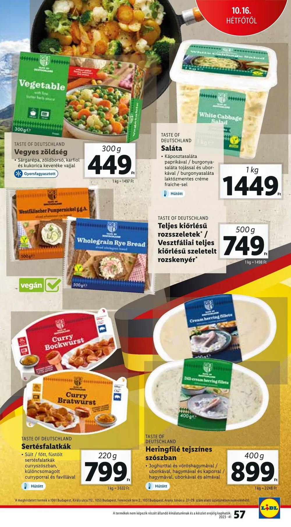Lidl akciós újság 10.12–10.18 – 57. oldal