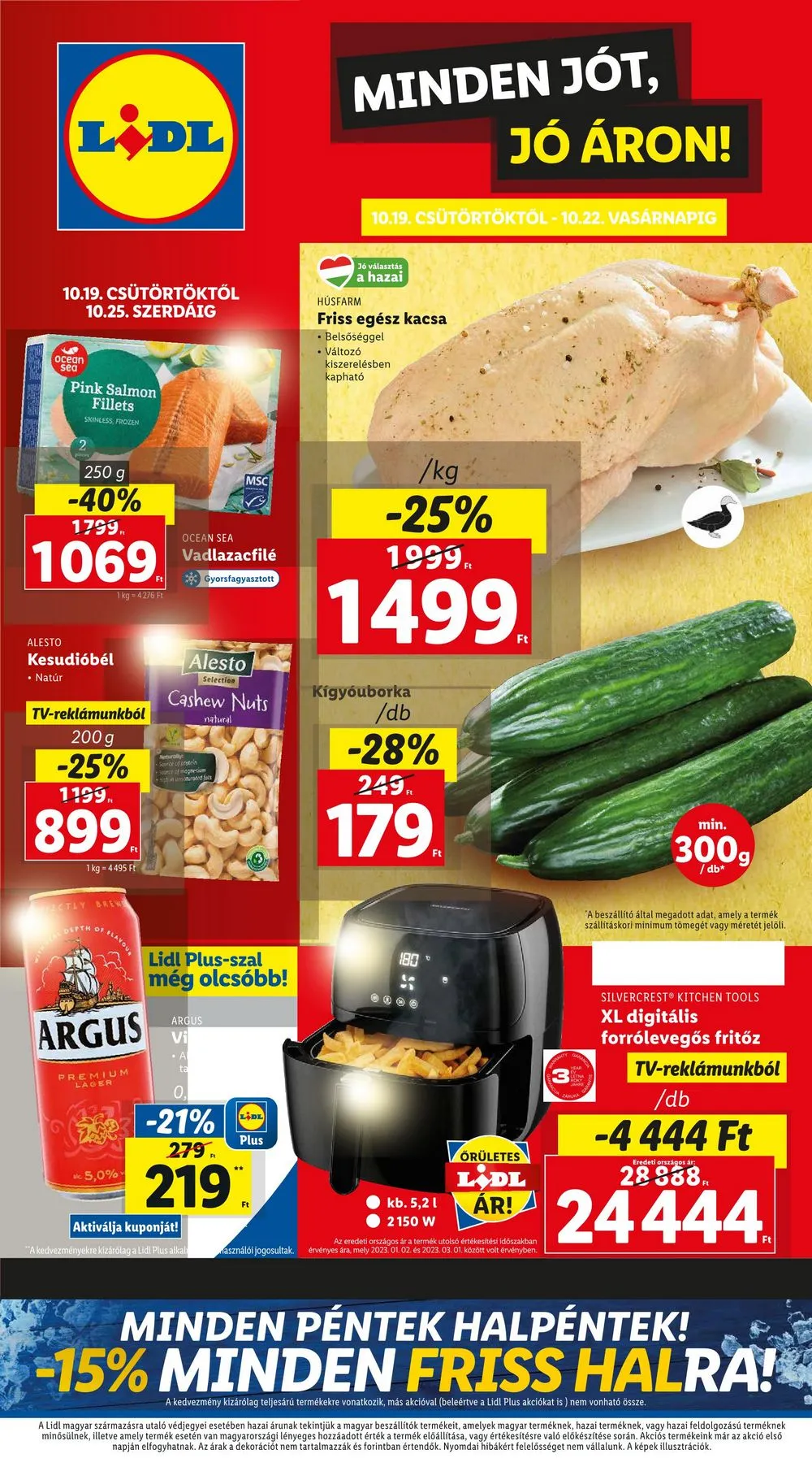 Lidl akciós újság 10.19–10.25