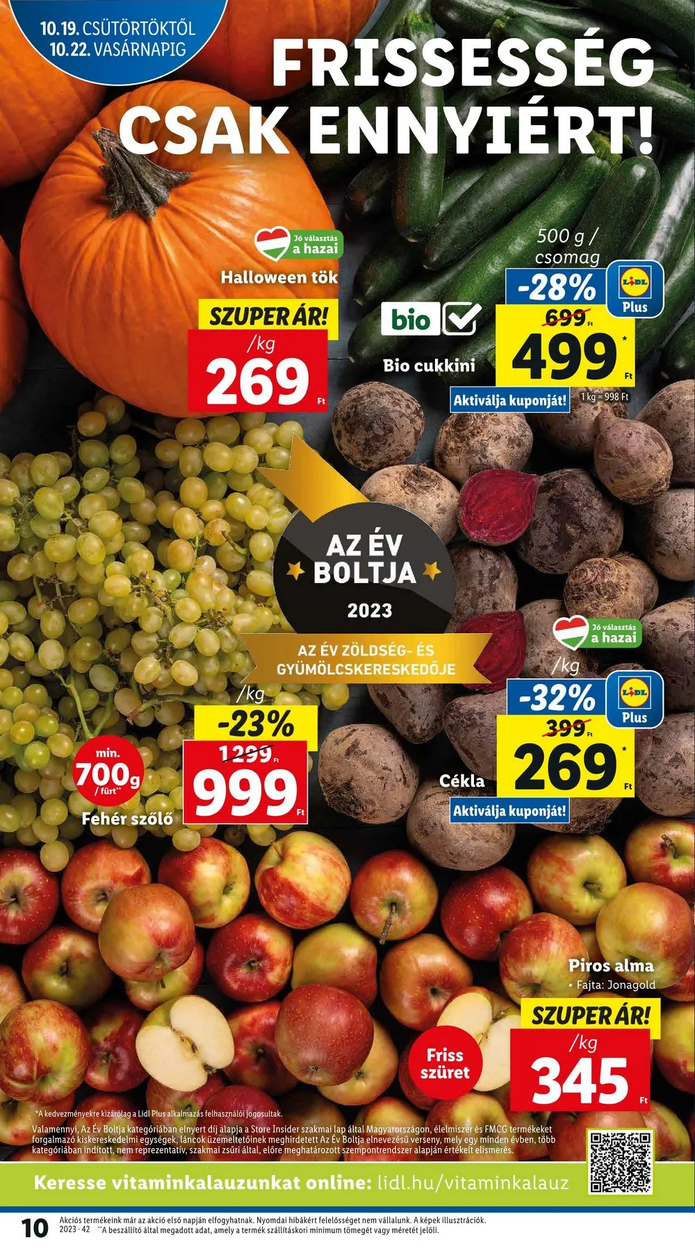 Lidl akciós újság 10.19–10.25 – 10. oldal