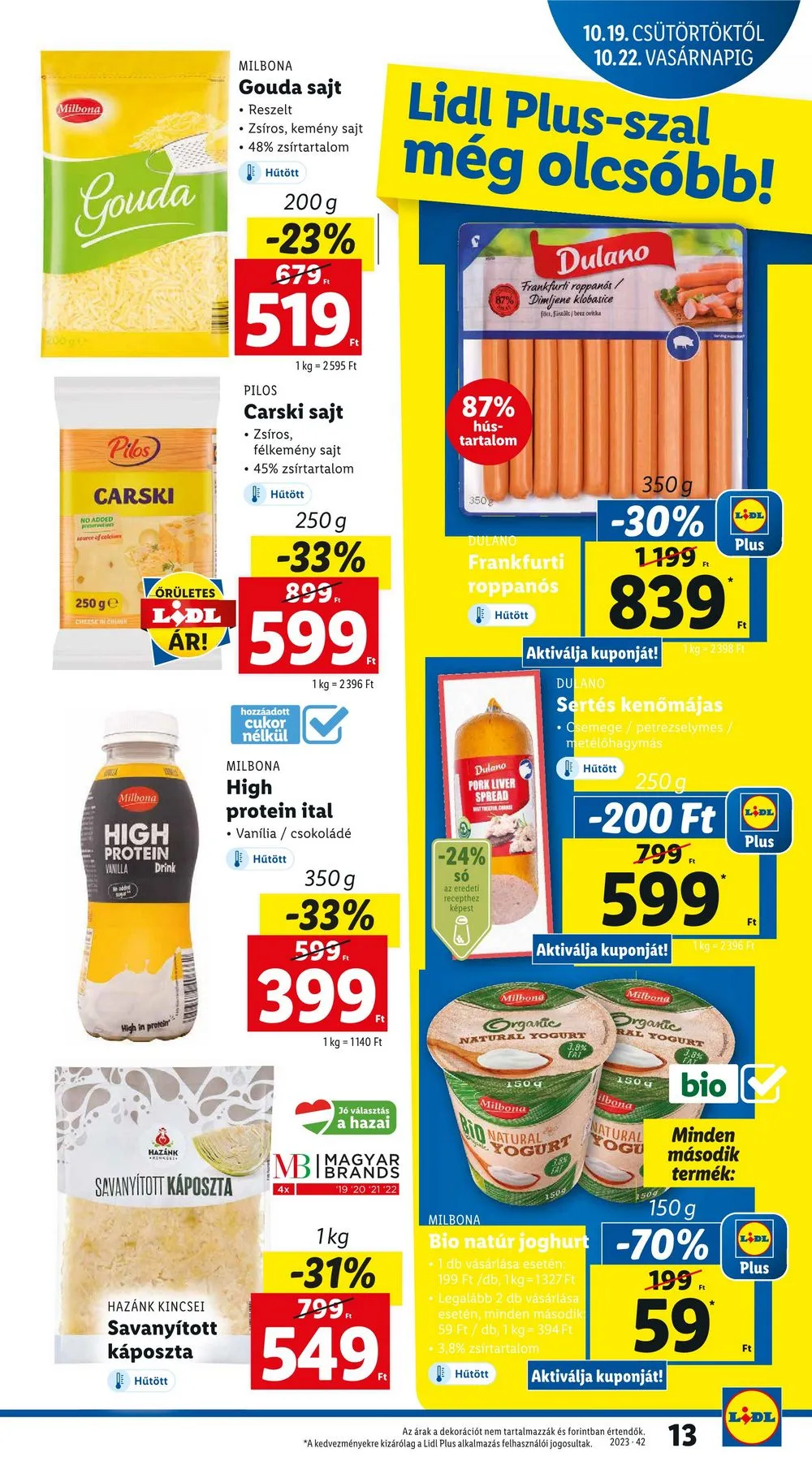 Lidl akciós újság 10.19–10.25 – 13. oldal