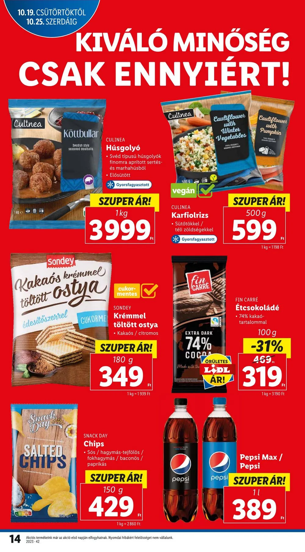 Lidl akciós újság 10.19–10.25 – 14. oldal