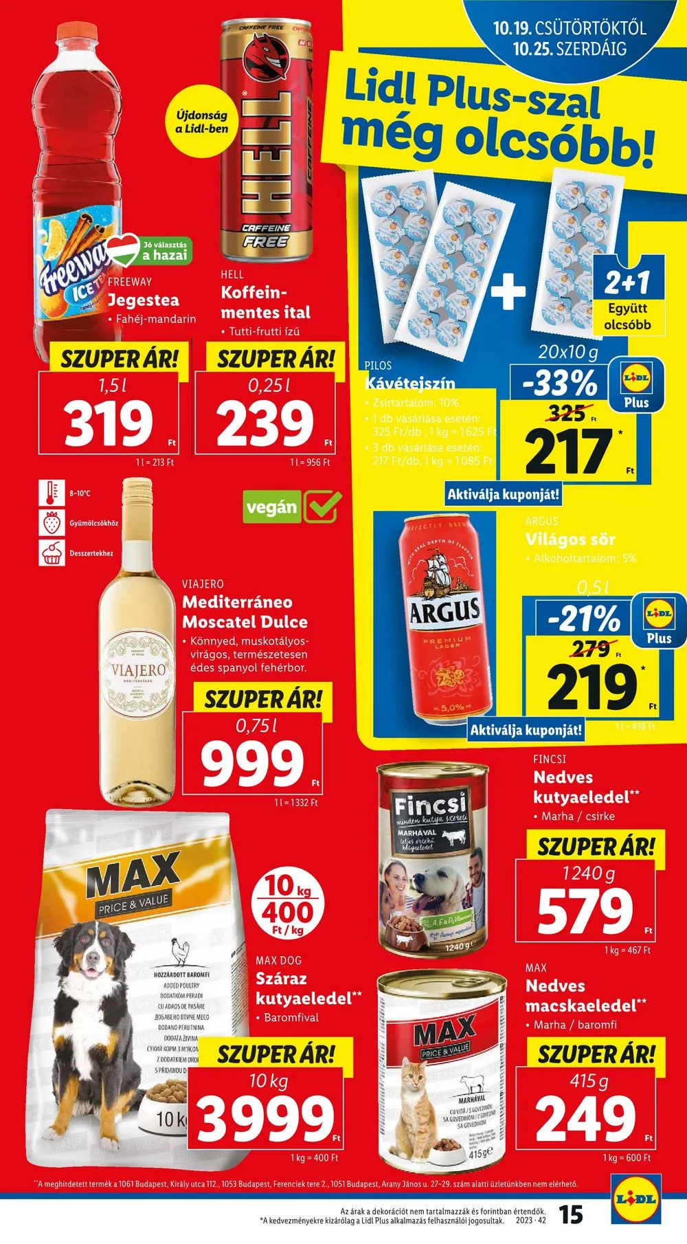 Lidl akciós újság 10.19–10.25 – 15. oldal