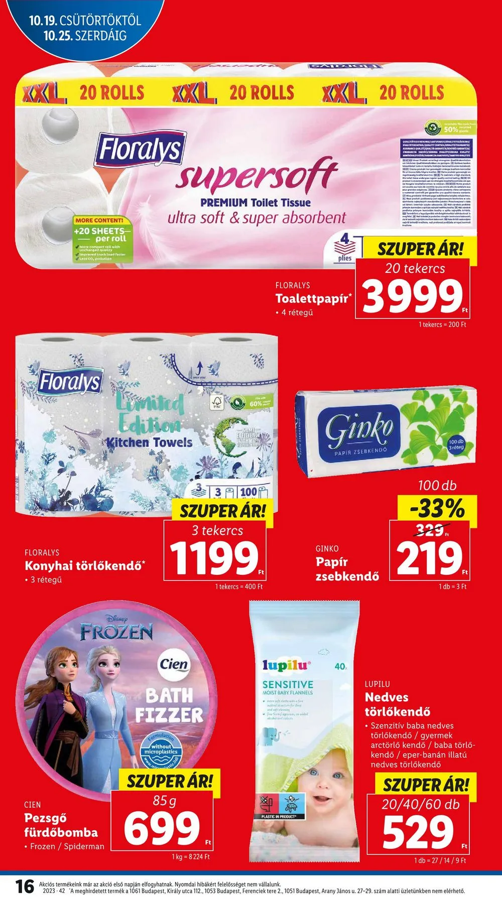 Lidl akciós újság 10.19–10.25 – 16. oldal