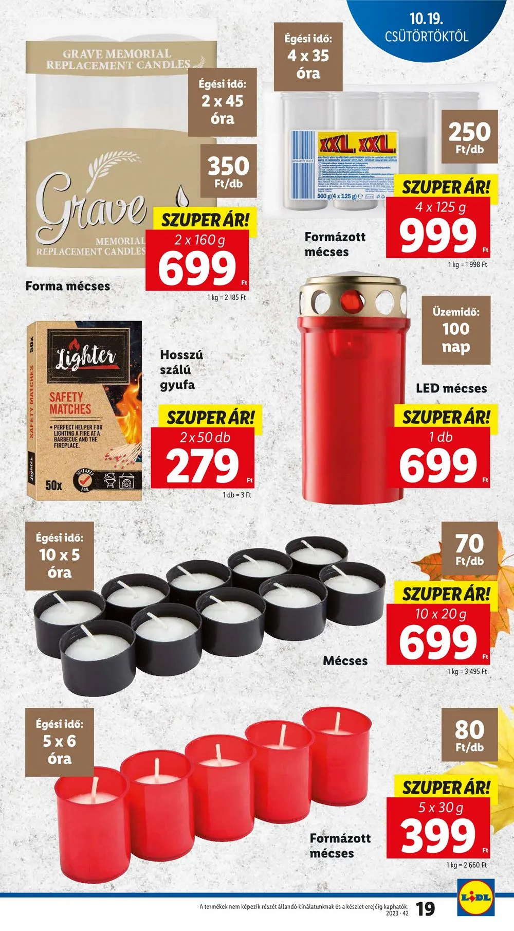 Lidl akciós újság 10.19–10.25 – 19. oldal