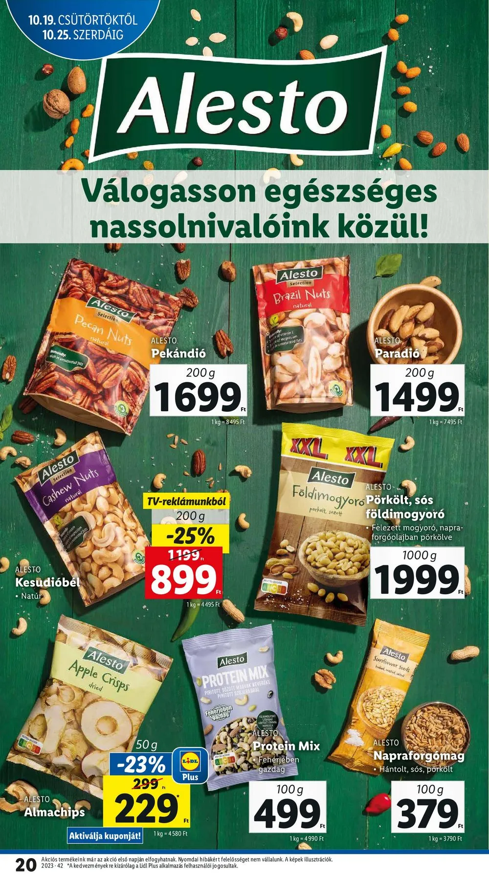 Lidl akciós újság 10.19–10.25 – 20. oldal