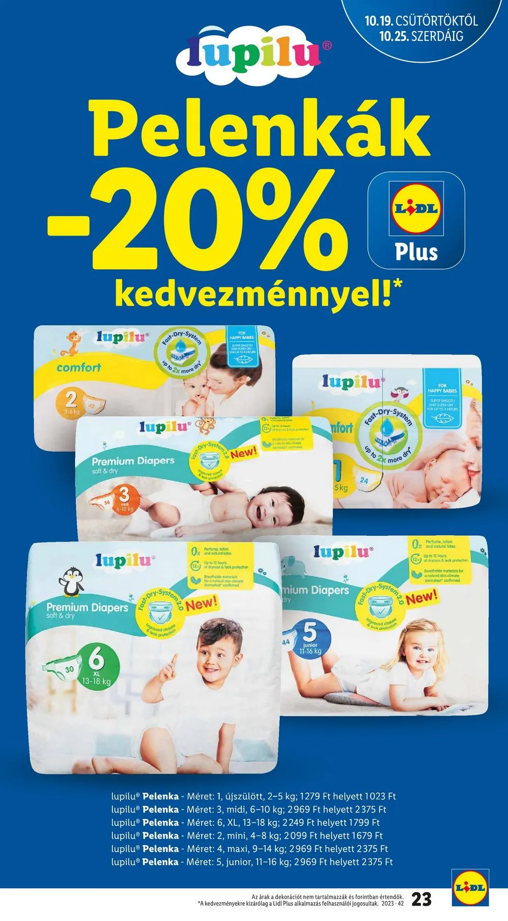 Lidl akciós újság 10.19–10.25 – 23. oldal