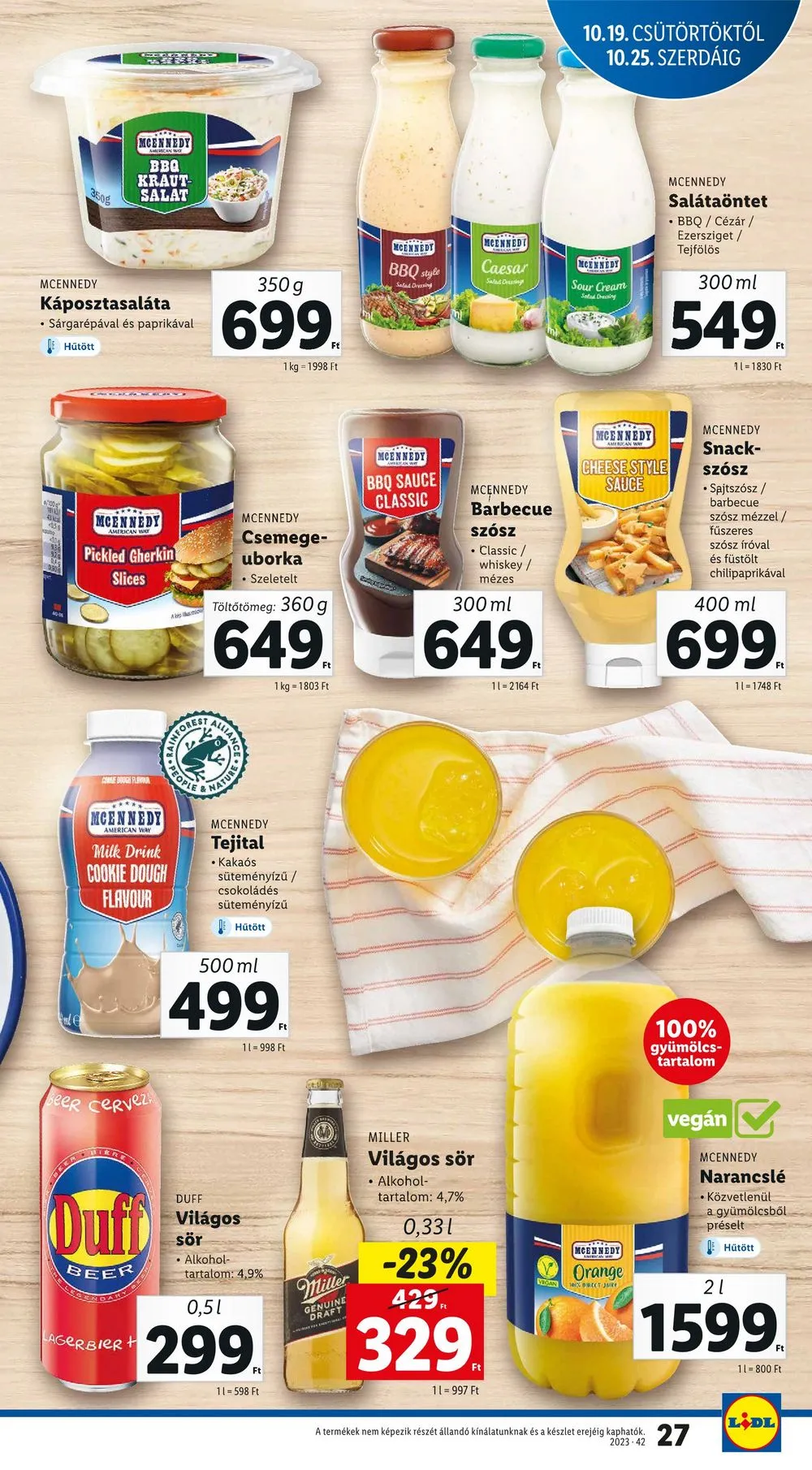 Lidl akciós újság 10.19–10.25 – 27. oldal