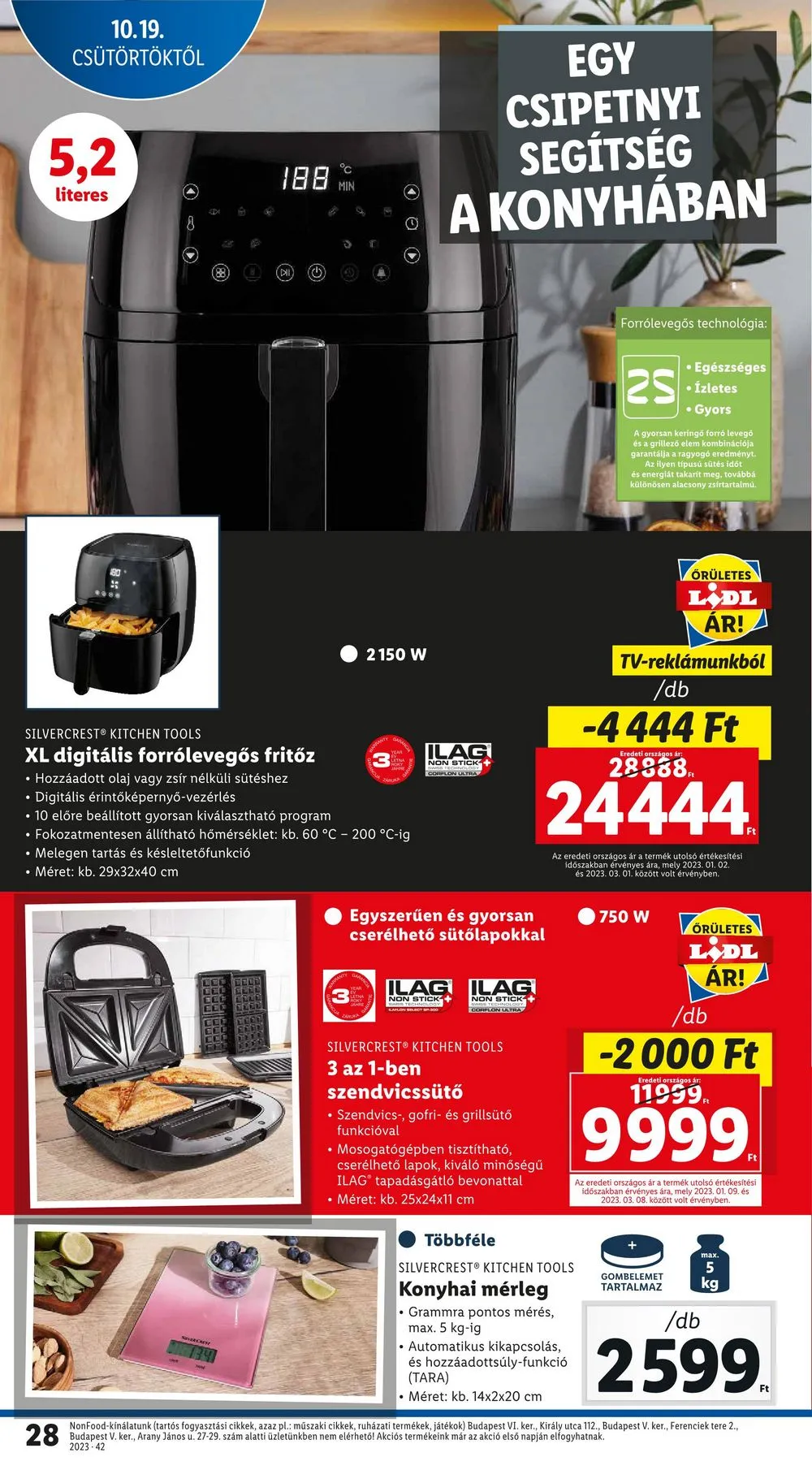 Lidl akciós újság 10.19–10.25 – 28. oldal