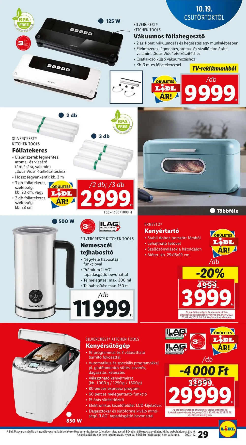 Lidl akciós újság 10.19–10.25 – 29. oldal