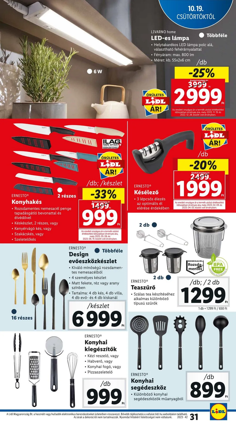 Lidl akciós újság 10.19–10.25 – 31. oldal