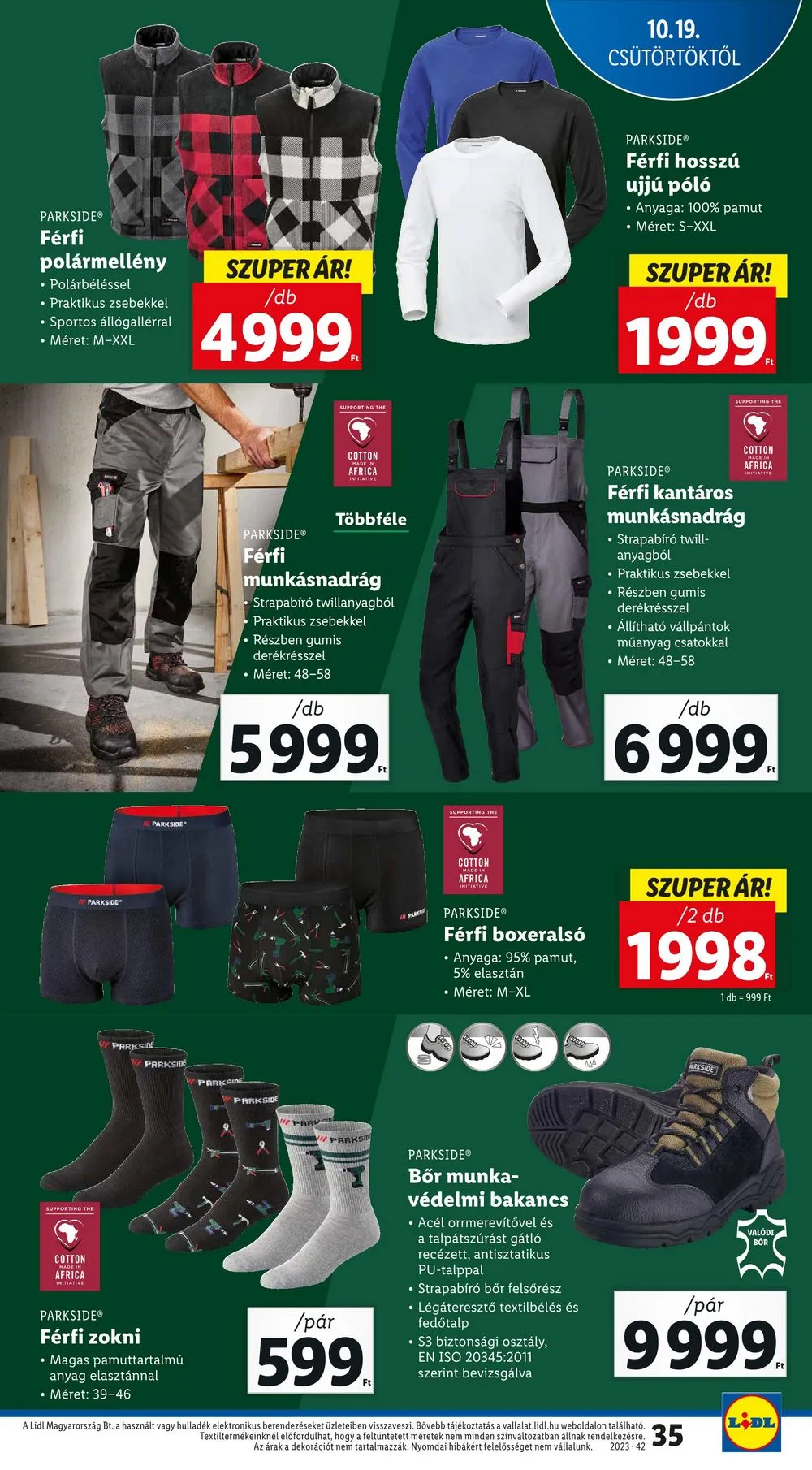 Lidl akciós újság 10.19–10.25 – 35. oldal
