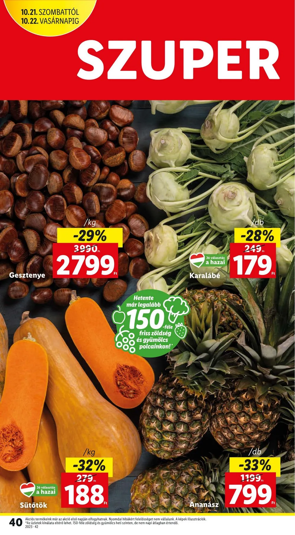Lidl akciós újság 10.19–10.25 – 40. oldal