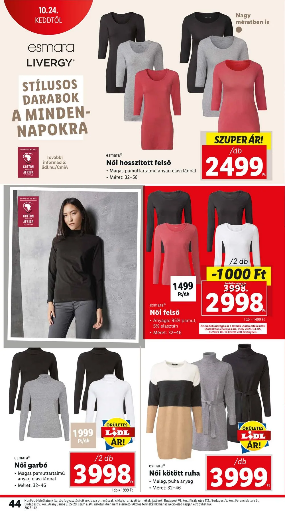 Lidl akciós újság 10.19–10.25 – 44. oldal