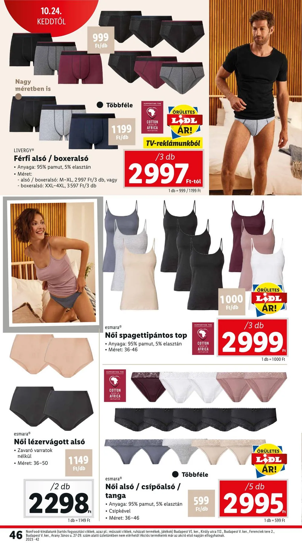 Lidl akciós újság 10.19–10.25 – 46. oldal