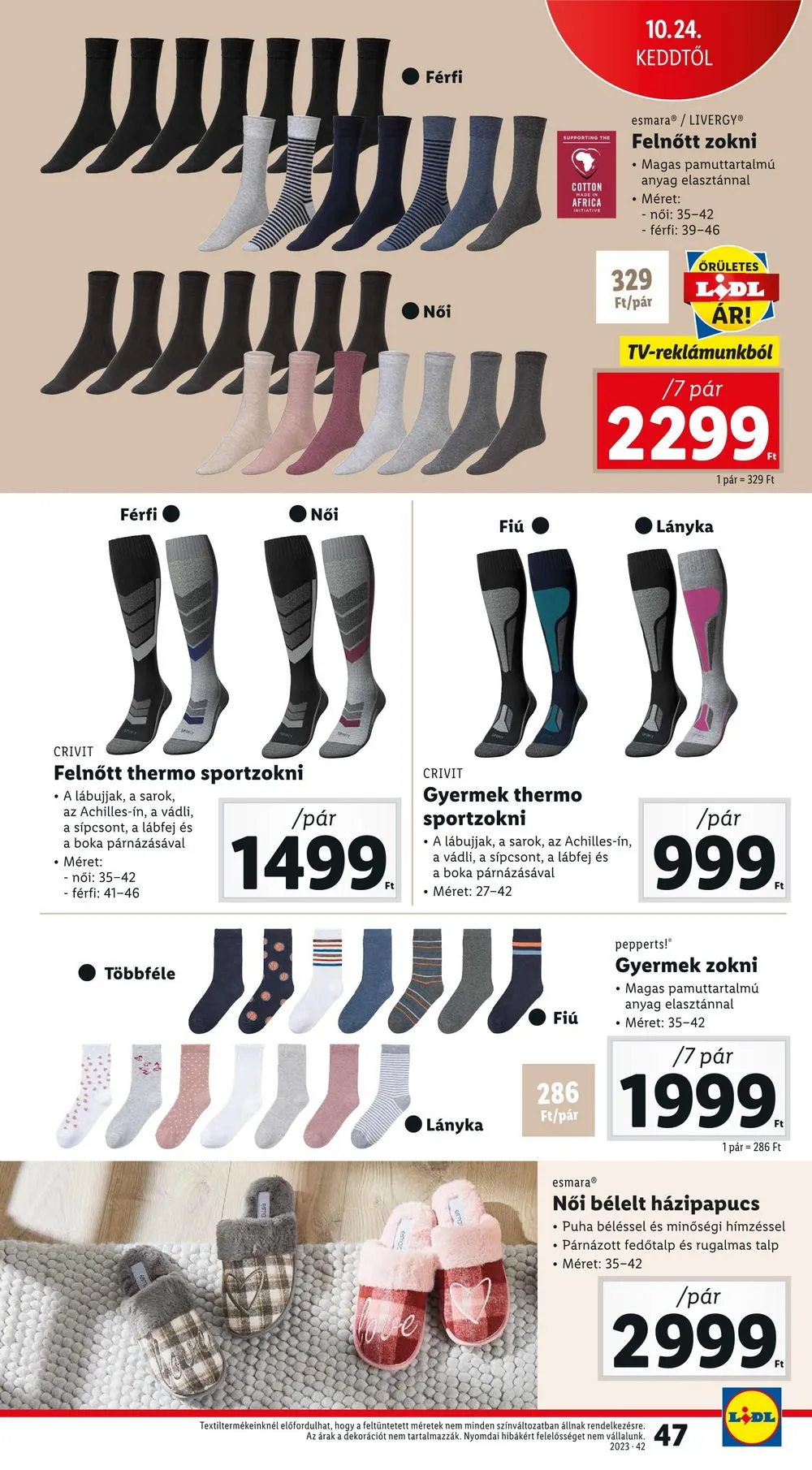 Lidl akciós újság 10.19–10.25 – 47. oldal