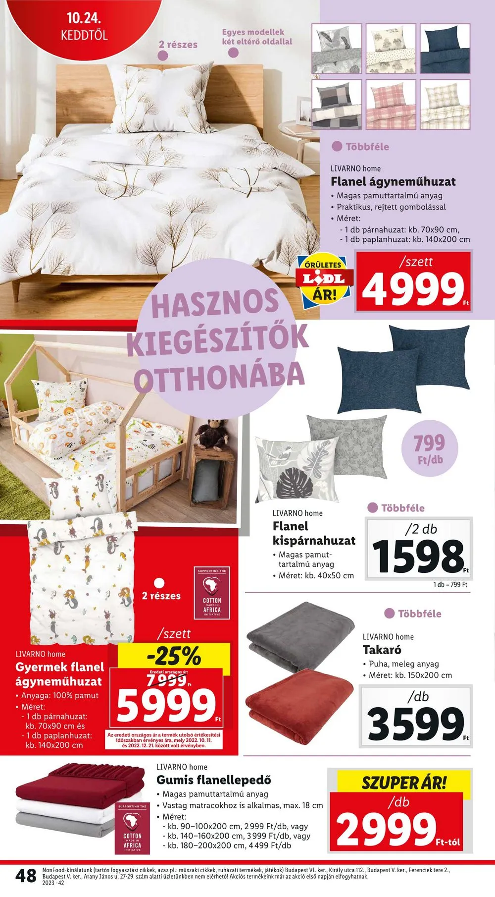 Lidl akciós újság 10.19–10.25 – 48. oldal