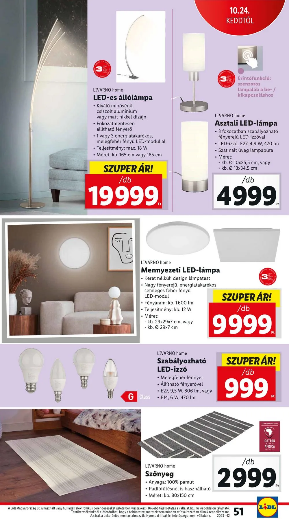 Lidl akciós újság 10.19–10.25 – 51. oldal
