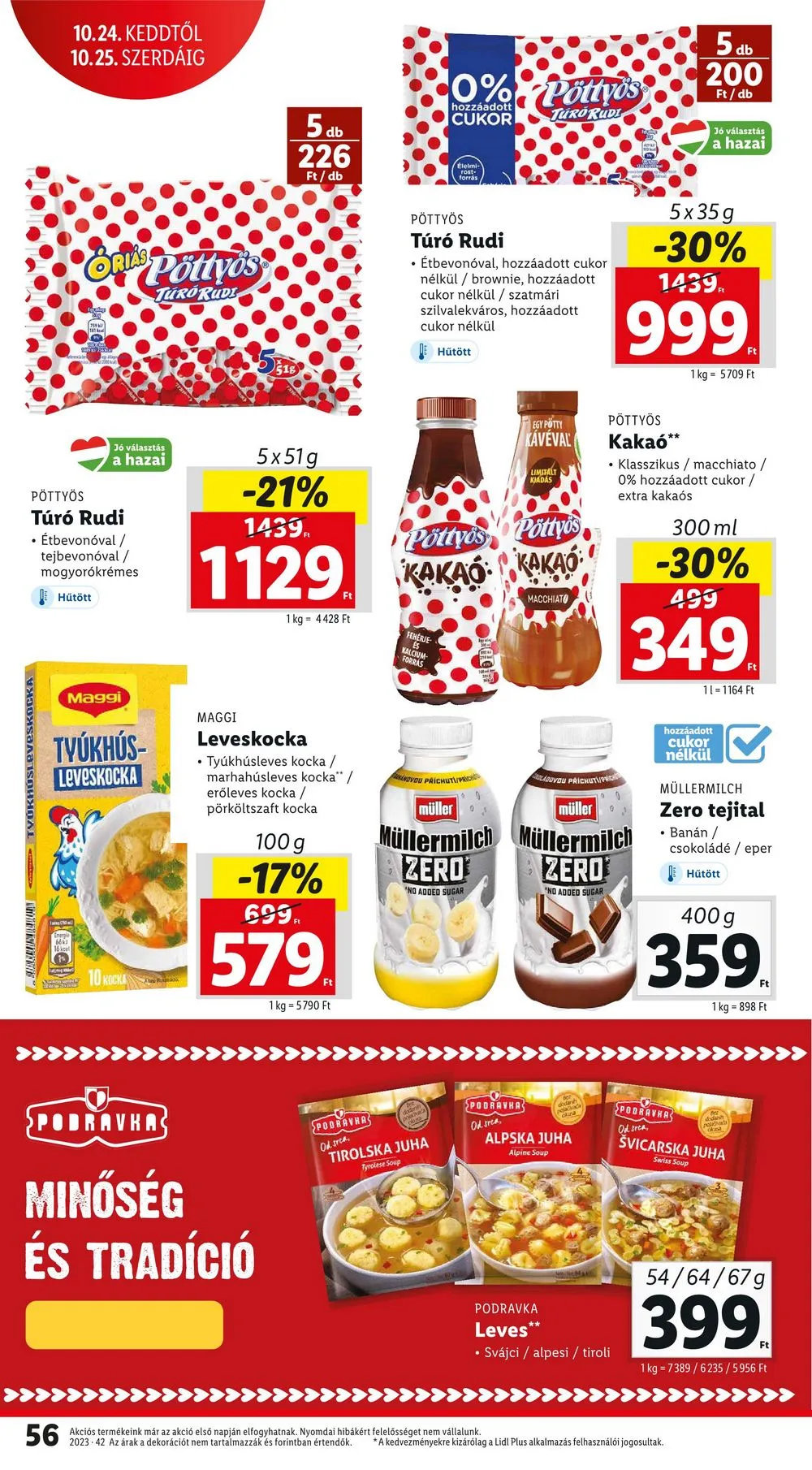 Lidl akciós újság 10.19–10.25 – 56. oldal