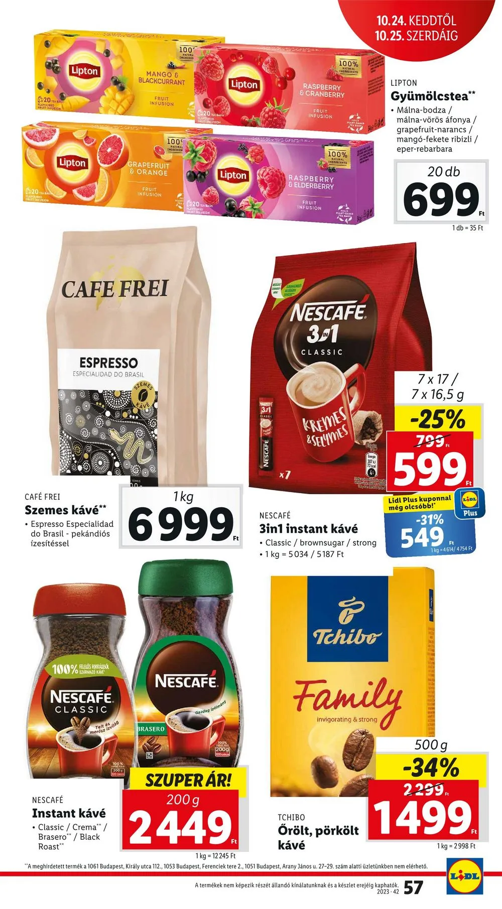 Lidl akciós újság 10.19–10.25 – 57. oldal