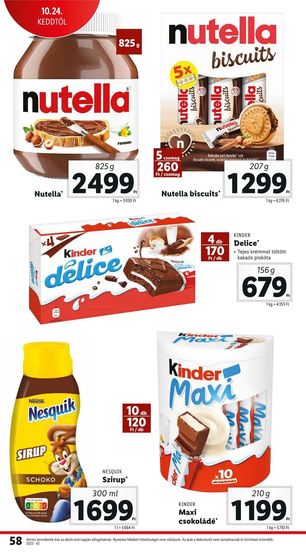 Lidl akciós újság 10.19–10.25 – 58. oldal