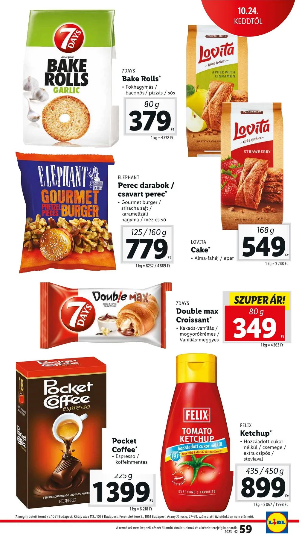 Lidl akciós újság 10.19–10.25 – 59. oldal