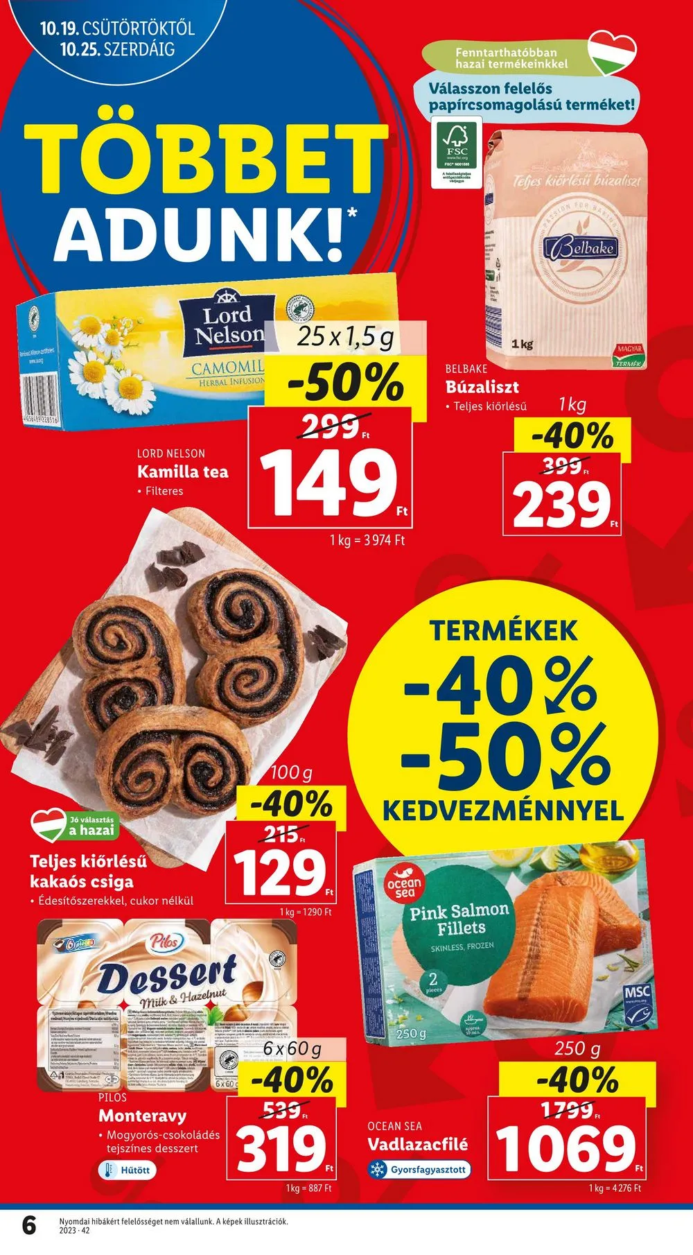 Lidl akciós újság 10.19–10.25 – 6. oldal