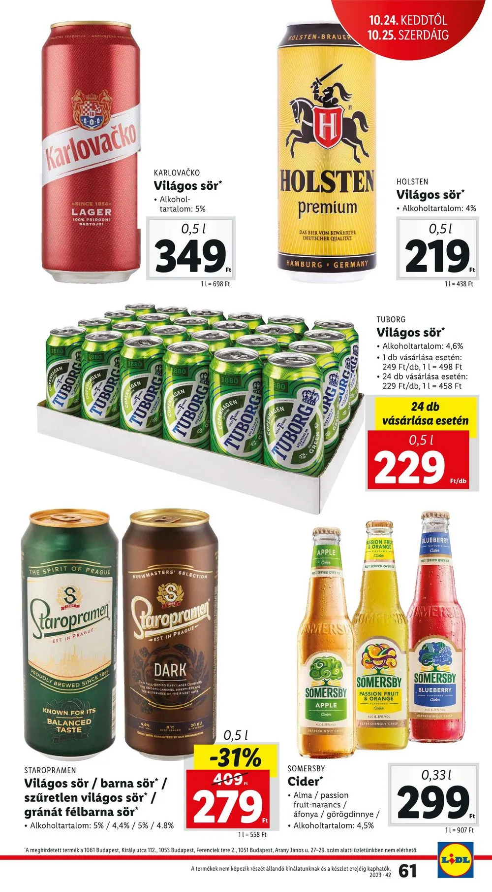 Lidl akciós újság 10.19–10.25 – 61. oldal