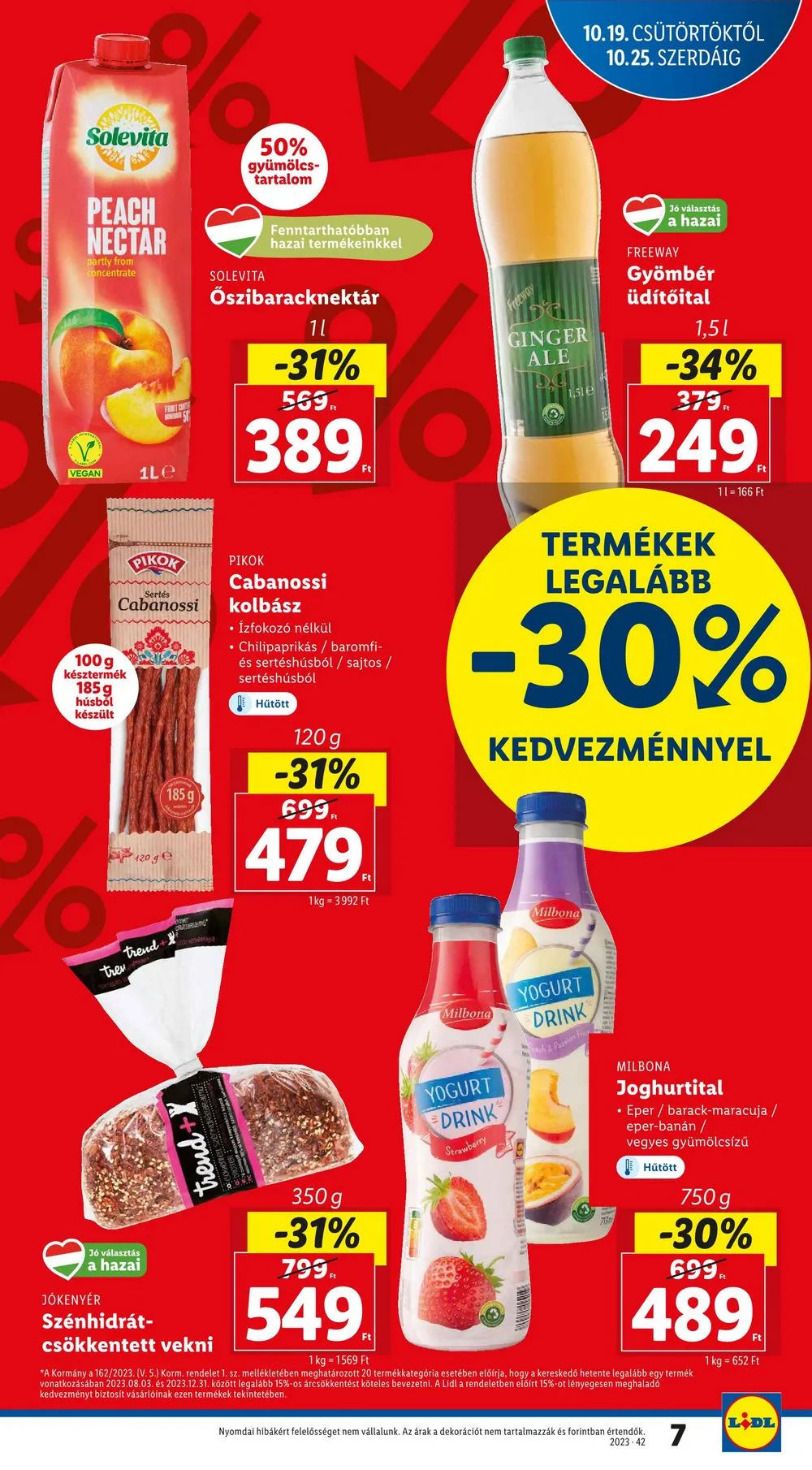 Lidl akciós újság 10.19–10.25 – 7. oldal