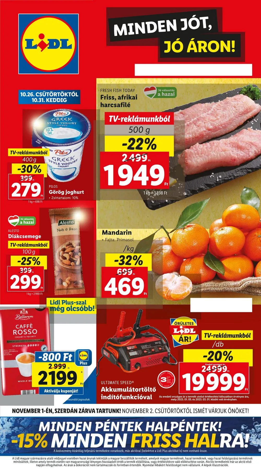 Lidl akciós újság 10.26–10.31