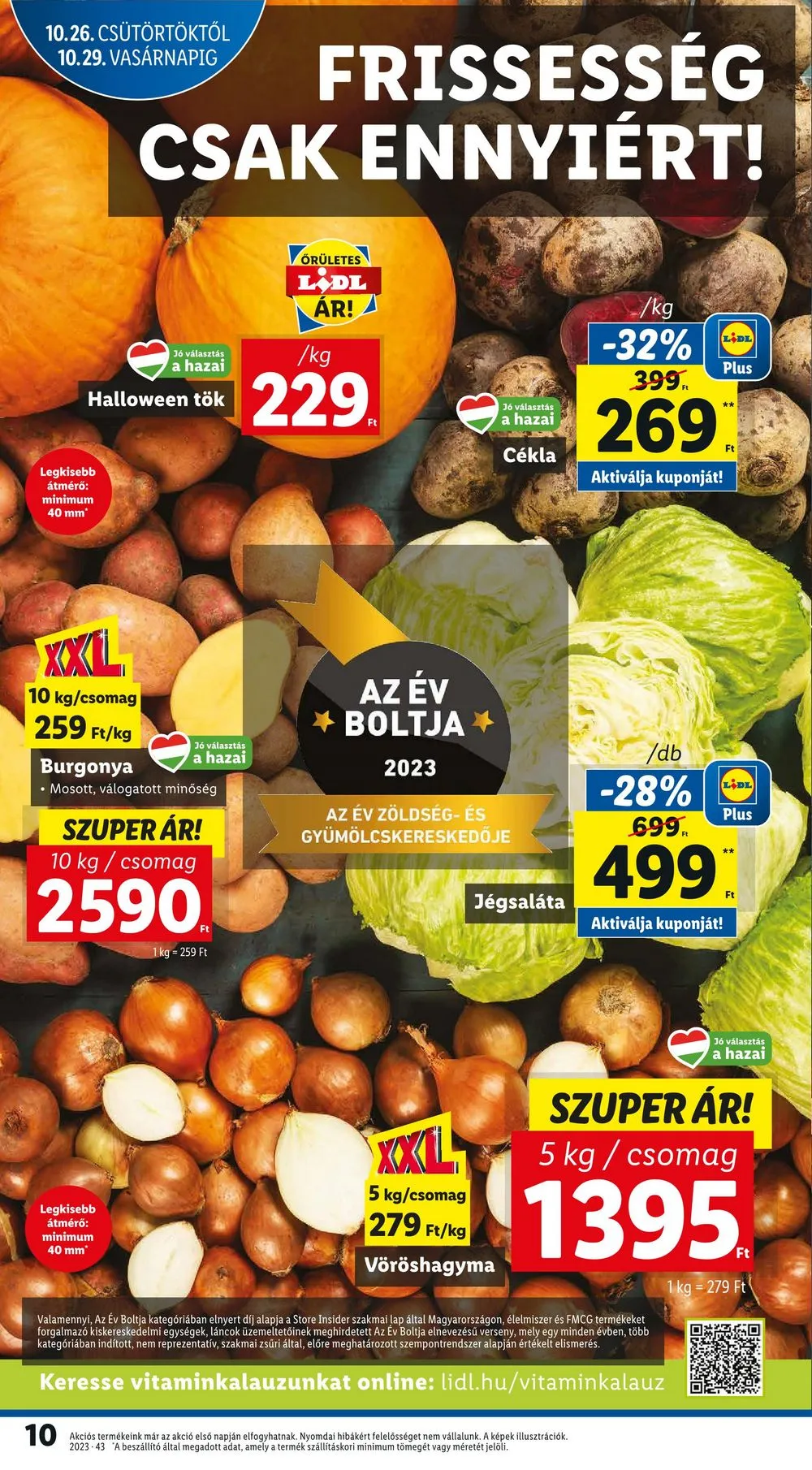 Lidl akciós újság 10.26–10.31 – 10. oldal