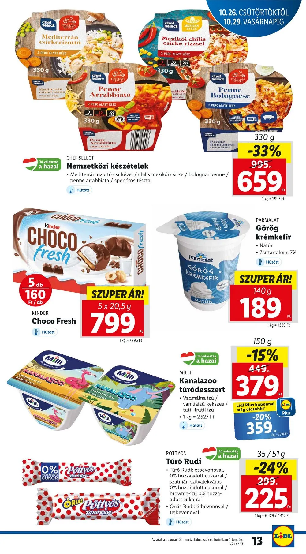 Lidl akciós újság 10.26–10.31 – 13. oldal