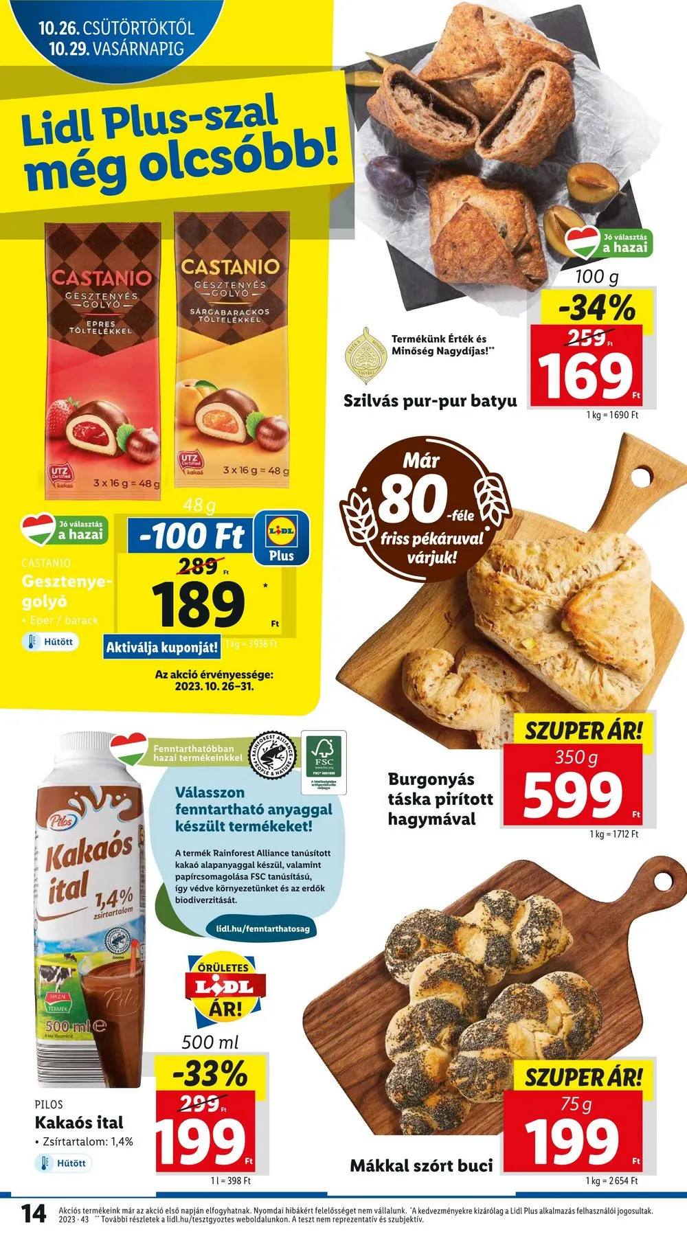 Lidl akciós újság 10.26–10.31 – 14. oldal