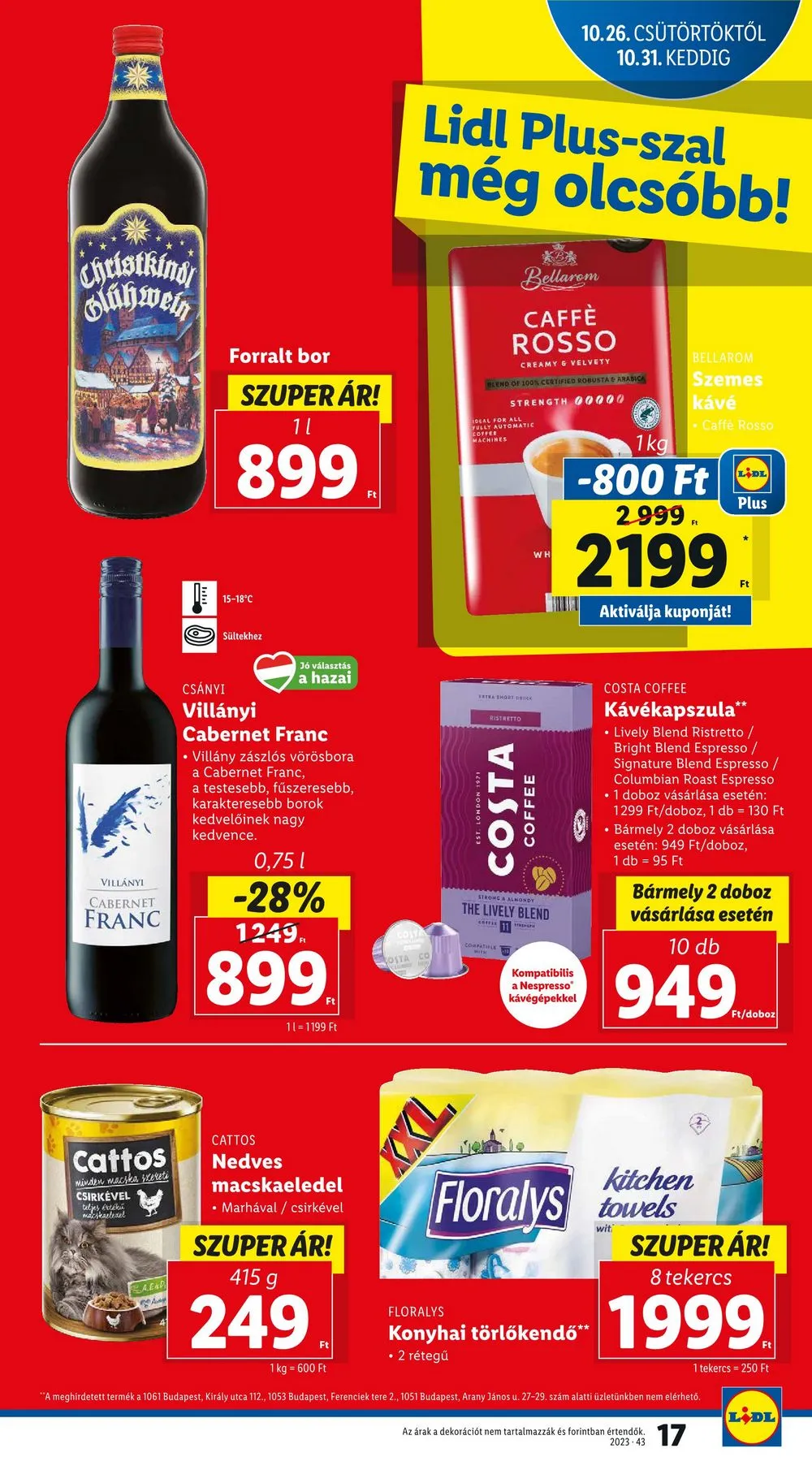 Lidl akciós újság 10.26–10.31 – 17. oldal