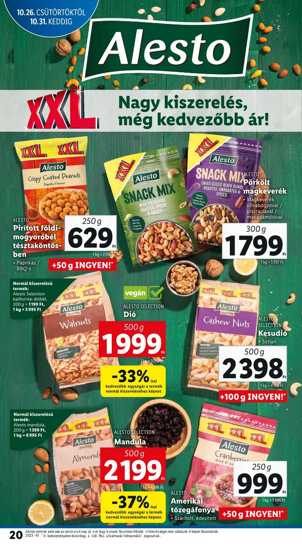 Lidl akciós újság 10.26–10.31 – 20. oldal