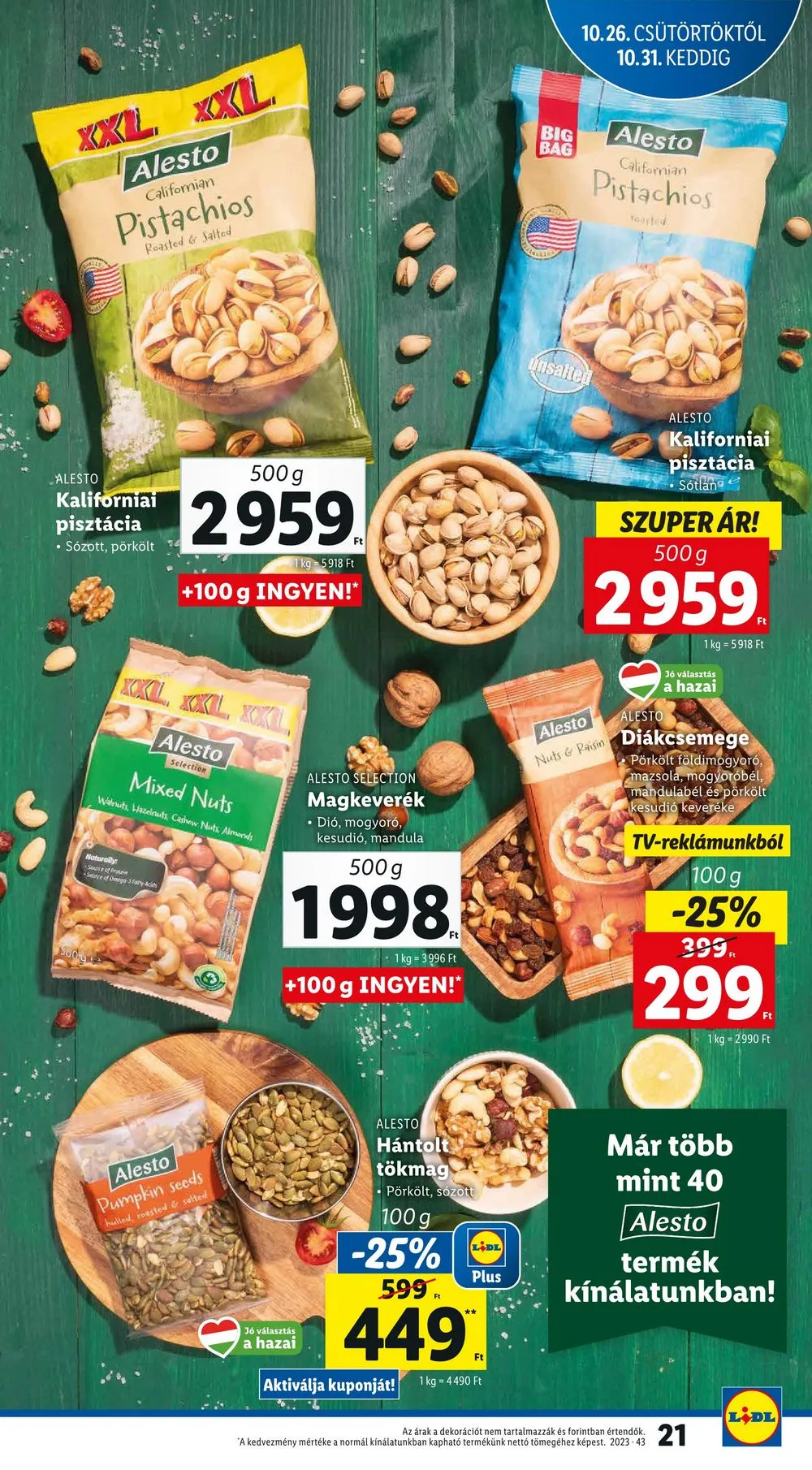 Lidl akciós újság 10.26–10.31 – 21. oldal