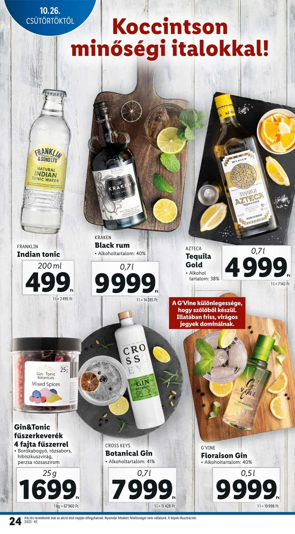 Lidl akciós újság 10.26–10.31 – 24. oldal