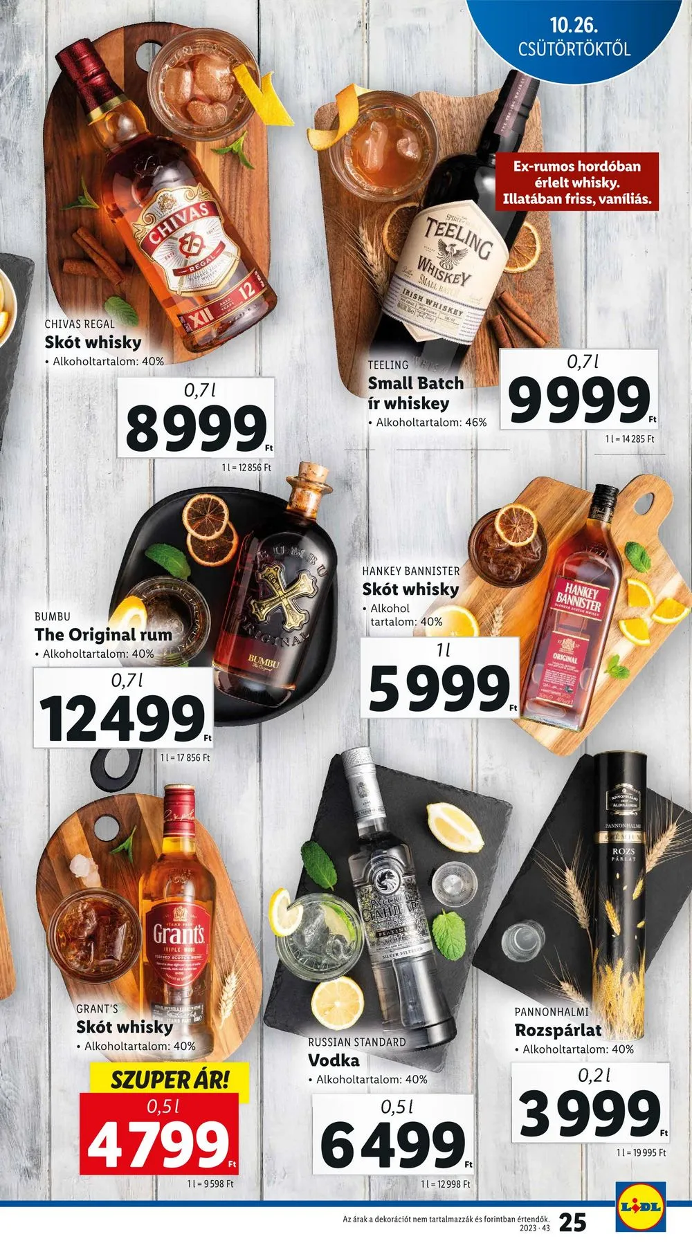 Lidl akciós újság 10.26–10.31 – 25. oldal