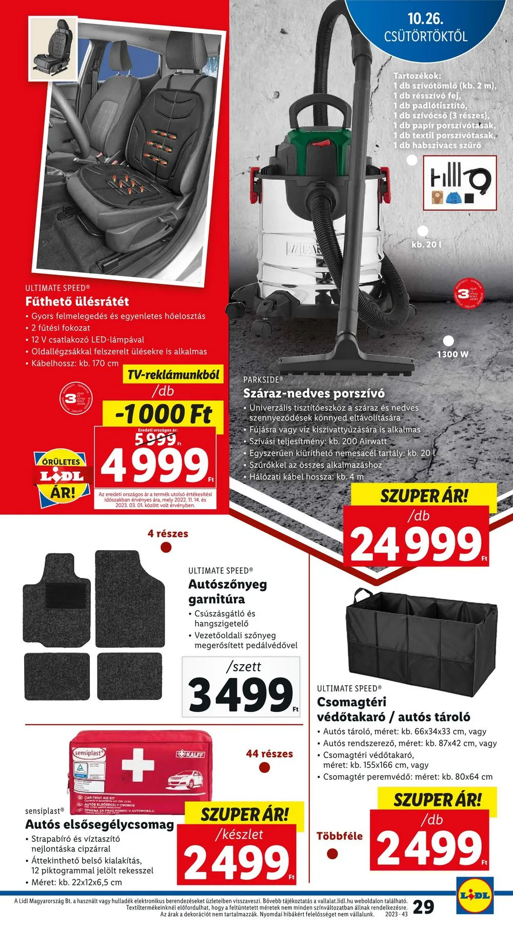 Lidl akciós újság 10.26–10.31 – 29. oldal