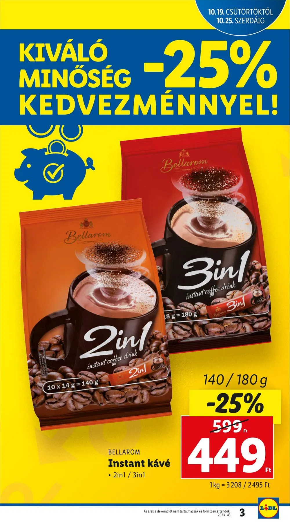 Lidl akciós újság 10.26–10.31 – 3. oldal
