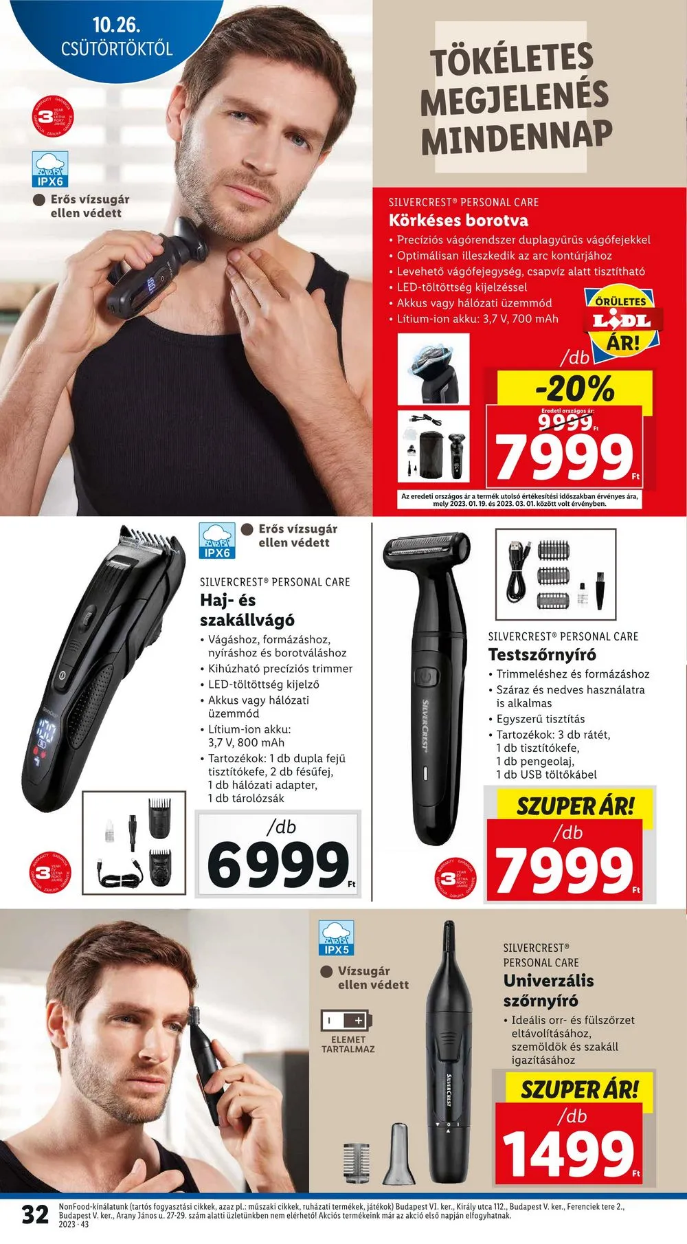 Lidl akciós újság 10.26–10.31 – 32. oldal